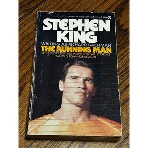 Stephen King The Running Man Richard Bachman Movie Tie-In Paperback 1987 Signet